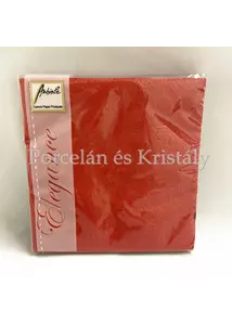 AMB.12505515 Elegance red bright papírszalvéta 25x25cm, 15db-os