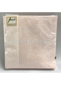 AMB.12505517 Elegance Pearl Pink papírszalvéta 25x25cm, 15db-os