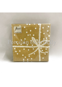 AMB.12509558 Wrapping Gold Pos. papírszalvéta 25x25cm, 20db-os