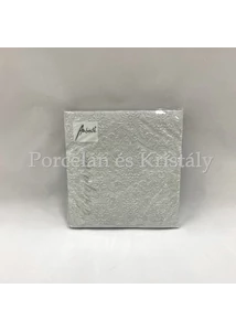 AMB.13304938 Elegance silver papírszalvéta 33x33cm, 15db-os