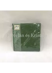 AMB.13304939 Elegance dark green papírszalvéta 33x33cm, 15db-os