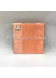 AMB.13311105 Elegance peach papírszalvéta 33x33cm, 15db-os