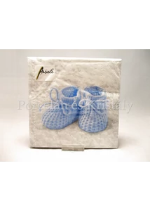AMB.13311555 Kisfiú cipő papírszalvéta 33x33cm, 20 db-os