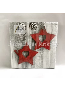 AMB.33312135 Hanging Stars karácsonyi papírszalvéta 33x33cm, 20db-os