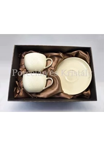 V.B.12500 Bellamo Porcelán csésze szett 2 személyes, 4 részes, díszdobozban