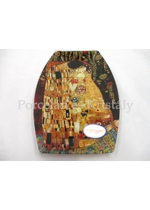 H.C.198-8041 Üvegtál Klimt: Csók, 2x30x19,5 cm
