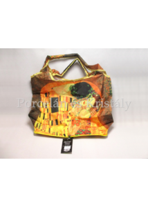FRI.40516 Táska a táskában cipzáras, Klimt: Csók, 52x39x13,5 cm 