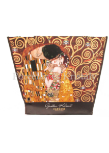 H.C.021-9000 Kétoldalas válltáska Klimt: Csók és Adél, 38x46x11 cm