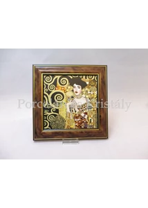 H.C.261-8825 Keretes kép Klimt: Adél, 19,5x19,5x2 cm