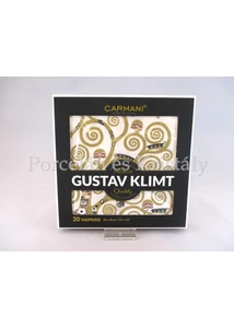H.C.026-0102 Papírszalvéta díszdobozban 20 db-os Klimt: Életfa, 33x33 cm