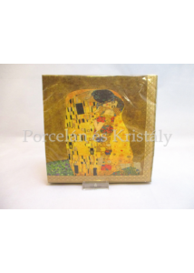 R2S.414KLI1 Papírszalvéta Klimt: Csók, 33x33 cm, 20 db-os