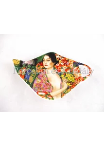 H.C.532-1417 Porcelán teafiltertartó 1x12,5x8 cm, Klimt: A táncos 