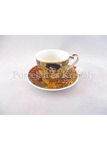 H.C.532-8305 Porcelán Mokkacsésze + alj, Klimt: Adél  