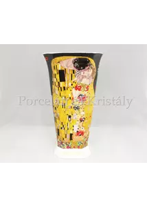 P.P.W4B25-17312 Porcelán váza 28x15,5cm, Klimt: Csók 