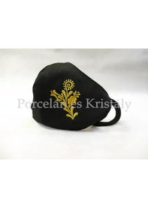 SZÁJMASZK, JÁSZSÁGI, FEKETE - ARANY