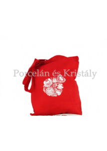 Bevásárló táska Matyó, piros-fehér 40x35x4,5cm