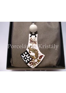 Dumancsua uralkodó fehér medál, többtűzű eosin, Zoób ékszer, 11x6 cm Dumancsua uralkodó fehér medál, többtűzű eosin, Zoób ékszer, 11x6 cm