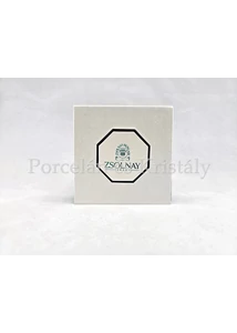 Zsolnay logós ékszerdoboz dupla fedelű 4x9,5x9,5 cm Zsolnay logós ékszerdoboz dupla fedelű 4x9,5x9,5 cm