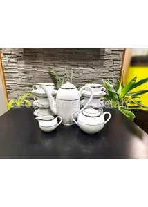 9100/3384 Fehér-Platina Mokkakészlet 15 részes 9100/3384 Fehér-Platina Mokkakészlet 15 részes