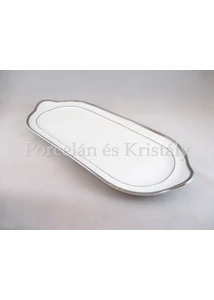 9100/3384 Szendvicstál fehér-platina, 3,5x38,5x16,5 cm