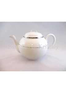 9100/3384 Teakanna fedővel fehér-platina, 1200 ml