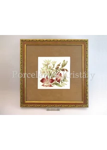 10513/3/8632 Falikép sárga orchideás, 15x15 cm