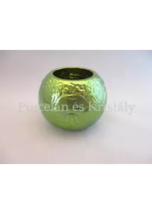 7256/A Váza zöld eosin, 7,5x10 cm