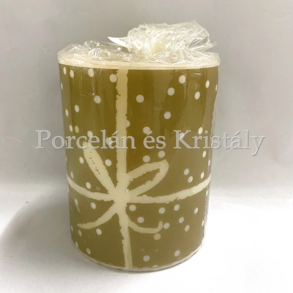 AMB.19109558 Wrapping Gold Pos. átvilágítós gyertya 12x10cm