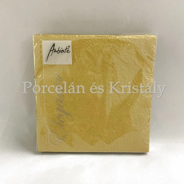 AMB.12504937 Elegance gold papírszalvéta 25x25cm, 15db-os