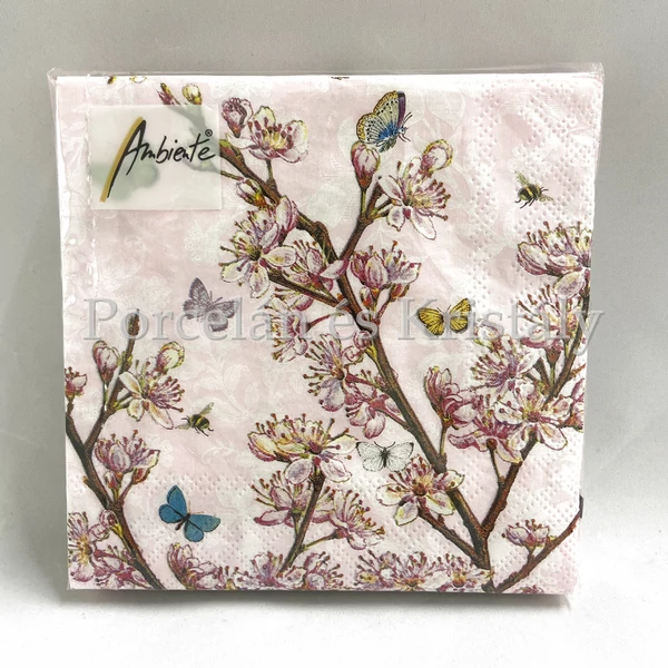 AMB.12509350 Blossom Rose papírszalvéta 25x25cm, 20db-os