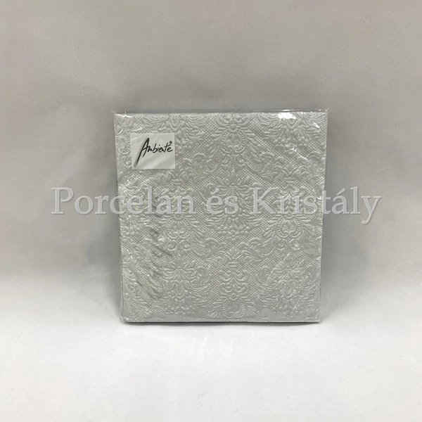 AMB.13304938 Elegance silver papírszalvéta 33x33cm, 15db-os