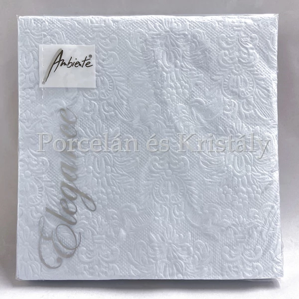 AMB.13305508 Elegance light blue papírszalvéta 33x33cm, 15db-os