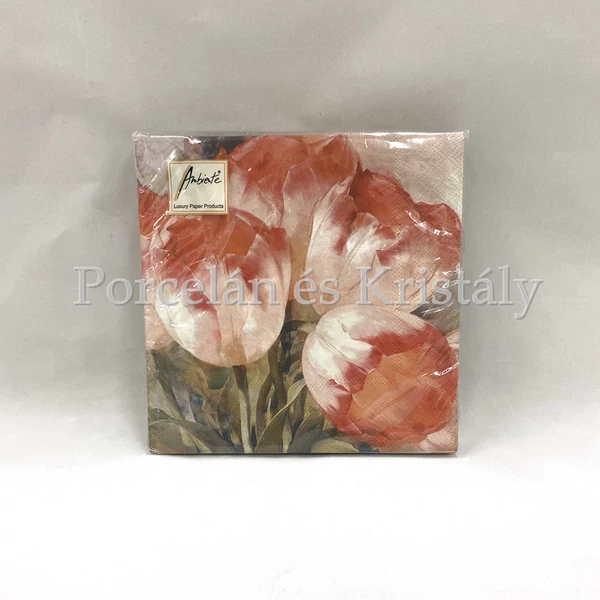 AMB.13309000 Tulips Dream papírszalvéta 33x33cm, 20db-os