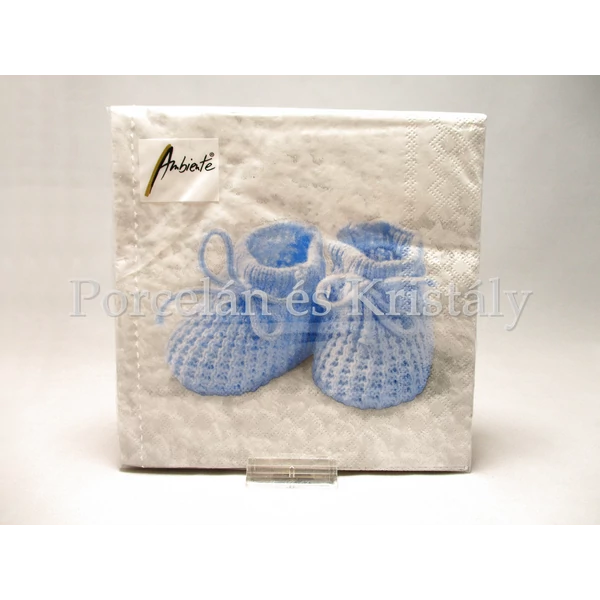 AMB.13311555 Kisfiú cipő papírszalvéta 33x33cm, 20 db-os