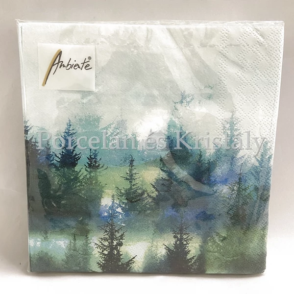 AMB.13311880 Forest Fog papírszalvéta 33x33cm, 20db-os