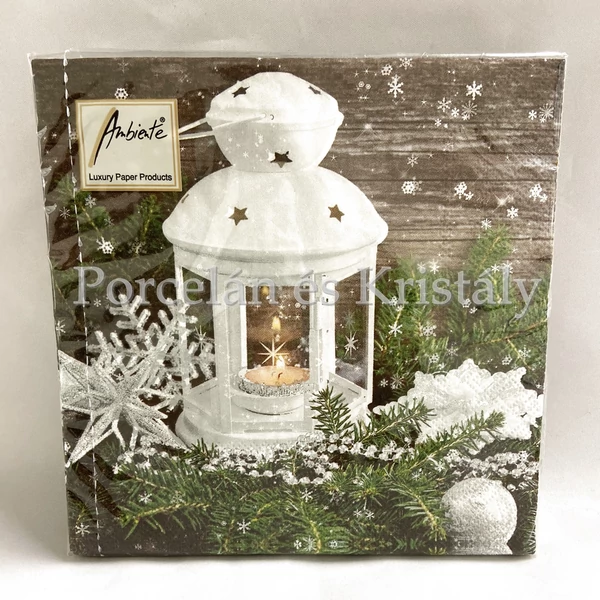 AMB.33310935 X-Mas Atmosphere karácsonyi papírszalvéta 33x33cm, 20db-os