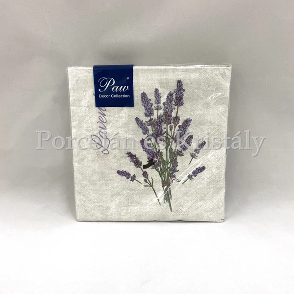 P.W.SDL120103 Lavender for You papírszalvéta 33x33cm, 20db-os