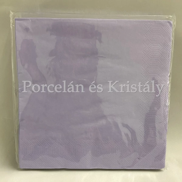 VRP-LILA papírszalvéta 33x33cm, 15 db-os