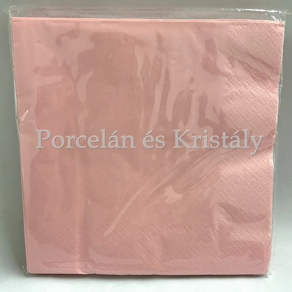 VRP-RÓZSASZÍN papírszalvéta 33x33cm, 15 db-os
