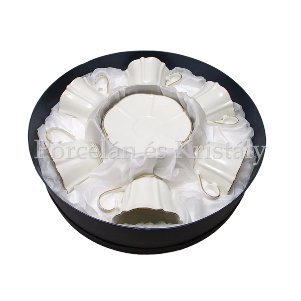 V.B.14146 Montana Porcelán csésze szett 6 személyes, 12 részes, díszdobozban