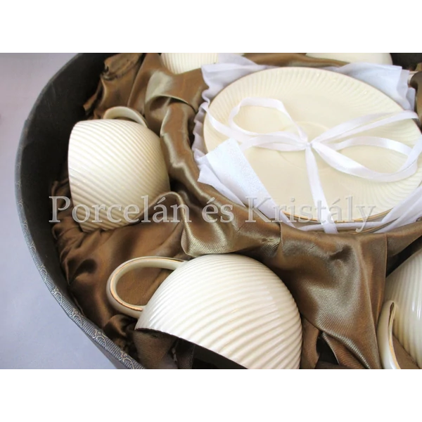 V.B.12517 Bellamo Porcelán csésze szett 6 személyes, 12 részes, díszdobozban