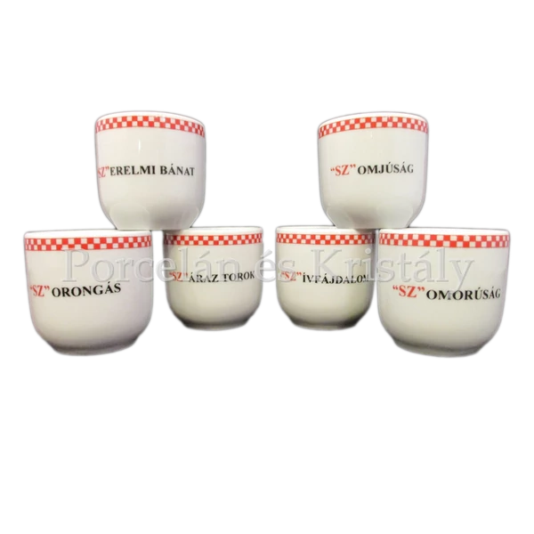 231/2241 Tűzoltós pálinkás pohár 50 ml, 4,5x4,5 cm