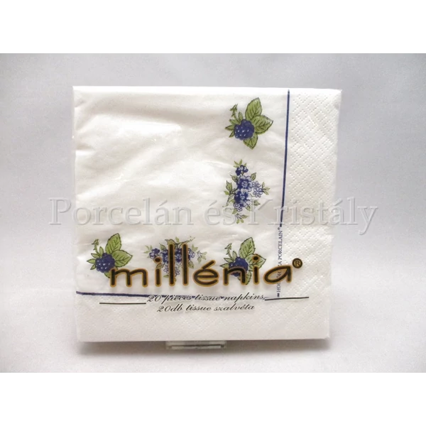 Hollóházi Szedres mintás papírszalvéta 33x33cm, 20db-os