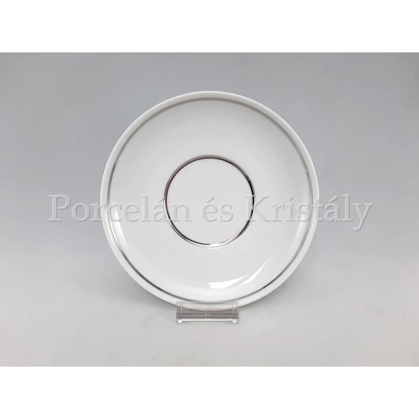 102/3003 Holdfény-Platina Teacsésze alj, 2x14,5 cm