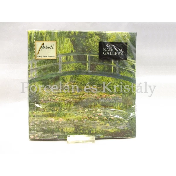 AMB.13309585 Papírszalvéta Monet: Japán híd, 33x33 cm
