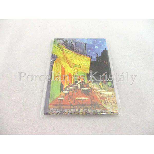 FRI.18301 Hűtőmágnes Van Gogh: Kávéház éjjel, 8x5,5 cm 