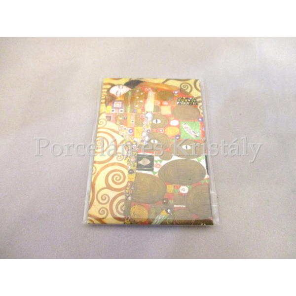 FRI.18315 Hűtőmágnes Klimt: Beteljesülés, 8x5,5 cm 