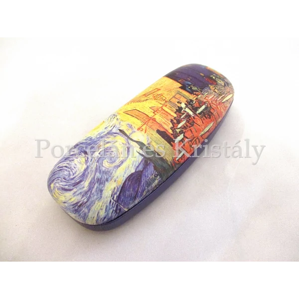 H.C.021-8229 Szemüvegtok Van GogH: Kávéház éjjel, 4x16x6 cm   
