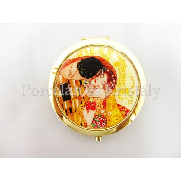 H.C.181-1001 Nagyítós piperetükör Klimt: Csók, 1x7,5 cm
