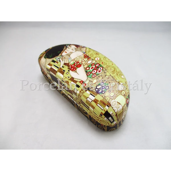 H.C.532-9996 Szemüvegtok Klimt: Csók, 6,5x16x7,5 cm   